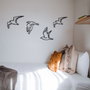 Wallity Zevahir Accesorio Decorativo de Pared de Metal Negro